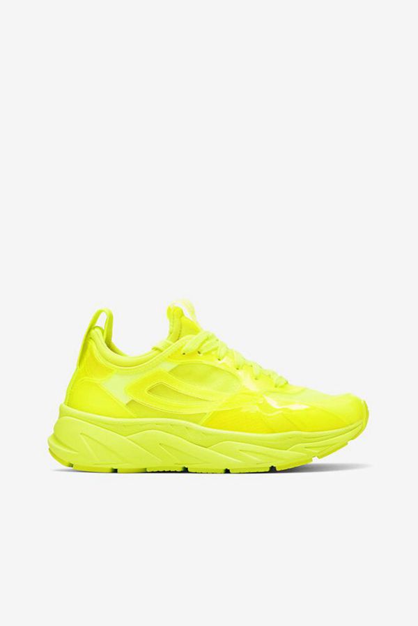 Fila Amore Tl Chunky Women's Sneakers - Yellow/Yellow/White,NZ 318-8247